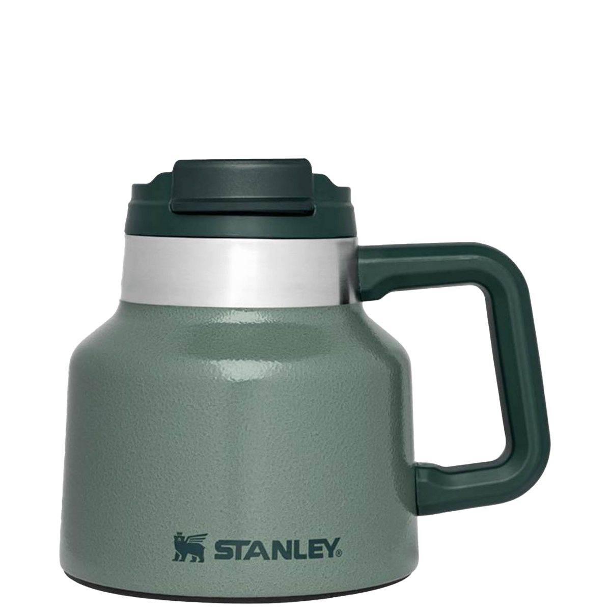 Stanley 1913 Adventure Tough-To-Tip Admiral's Mug 20 OZ in Hammertone Green