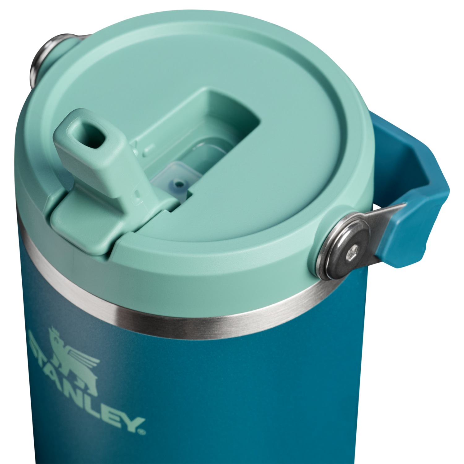 Stanley 1913 The IceFlow™ Flip Straw Tumbler 30 OZ in Coastal Teal | View 2