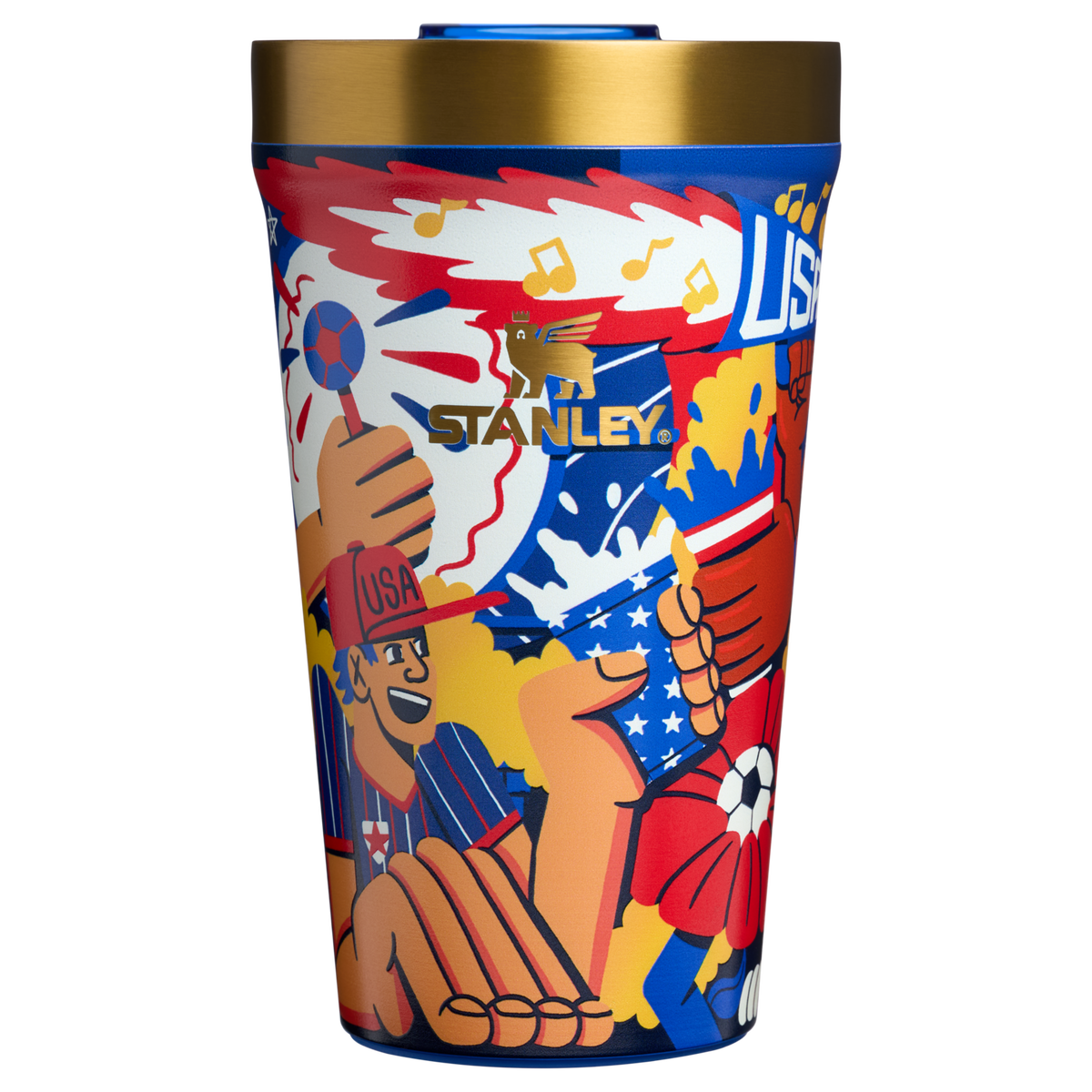 Stanley 1913 The Fútbol Artist Collection Everyday Tumbler 16 OZ in USA
