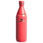 Swatch for Stanley 1913 All Day Slim Bottle 20 OZ in Hot Coral Gloss