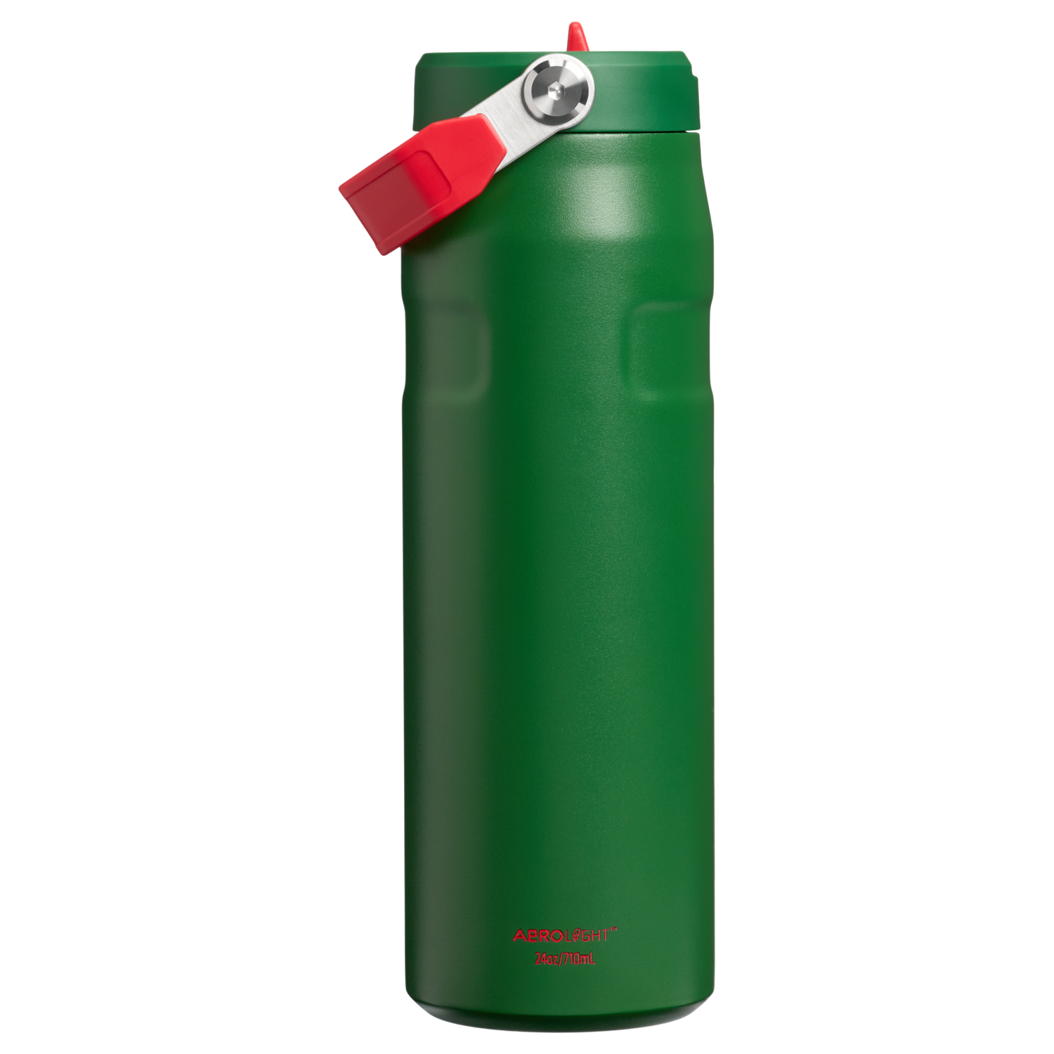 Stanley 1913 The Country Collection IceFlow™ Aerolight Flip Straw Bottle 24 OZ in Team Dark Green Red | View 1