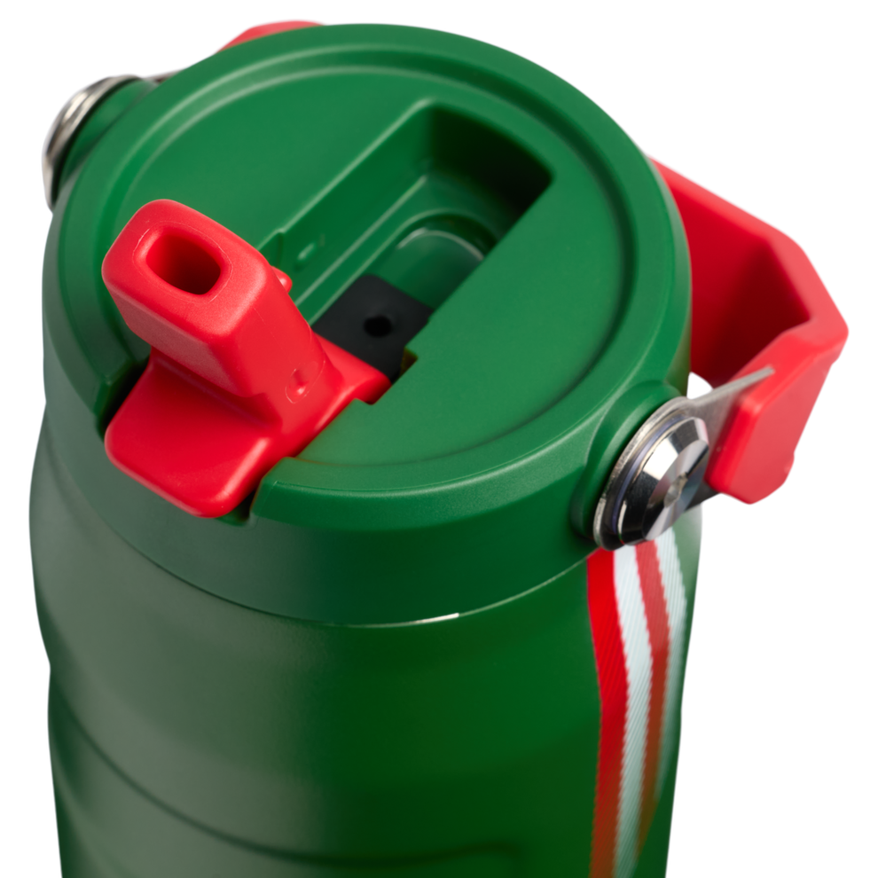 Stanley 1913 The Country Collection IceFlow™ Aerolight Flip Straw Bottle 24 OZ in Team Dark Green Red