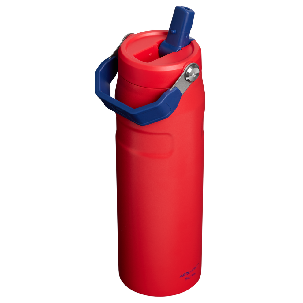 Stanley 1913 The Country Collection IceFlow™ Aerolight Flip Straw Bottle 24 OZ in Team Red Dark Blue