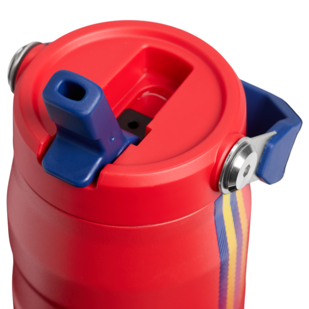 Stanley 1913 The Country Collection IceFlow™ Aerolight Flip Straw Bottle 24 OZ in Team Red Dark Blue