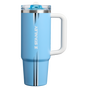 Swatch for Stanley 1913 The Country Collection Quencher® ProTour Flip Straw Tumbler 30 OZ in Team Light Blue White