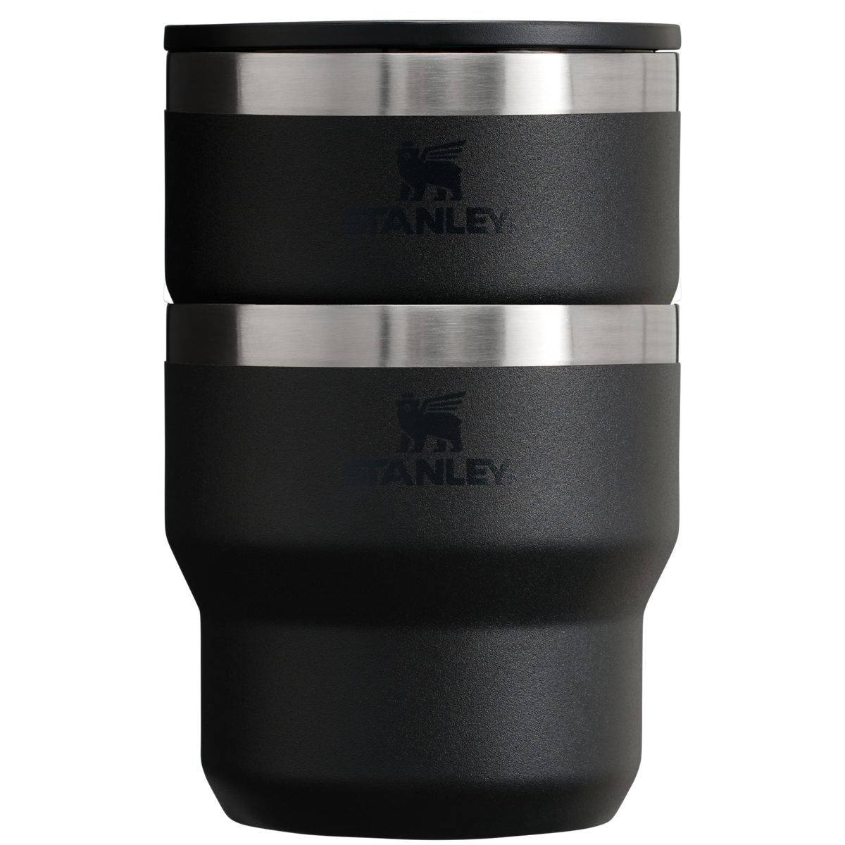 Stanley 1913 The Stay-Hot Stacking Cup 2-Piece Set 10 OZ in Black 2.0